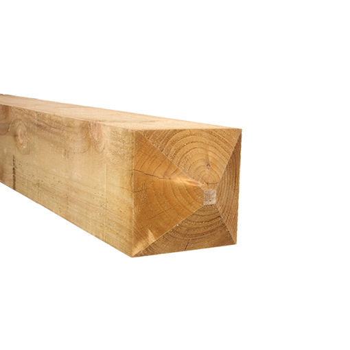 Picture of 175 x 175mm x 2.1m Incised UC4 Treated Post - Weathered Top