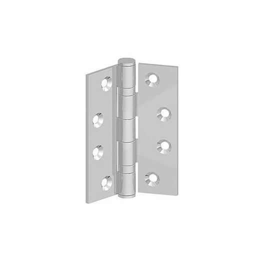 Picture of 75mm Brushed Stainless Steel Ball Bearing Butt Hinge Class 11 - Pair