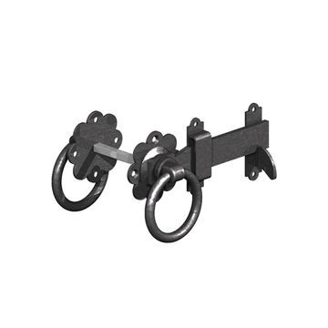 Picture of Plain Ring Gate Latch - Black