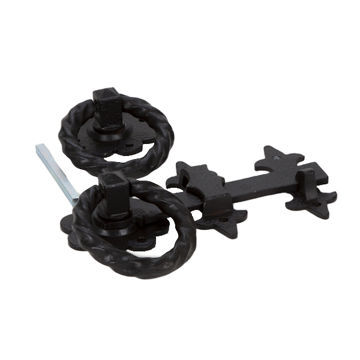 Picture of 200mm Ornamental Ring Latch - Black
