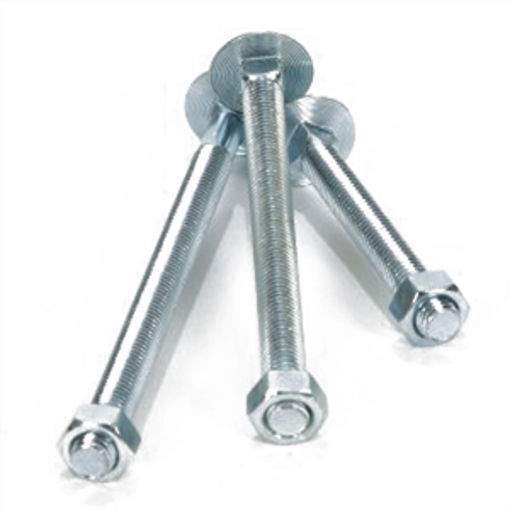 Picture of M10 x 50mm Carriage Bolt (+ Hex Nut)