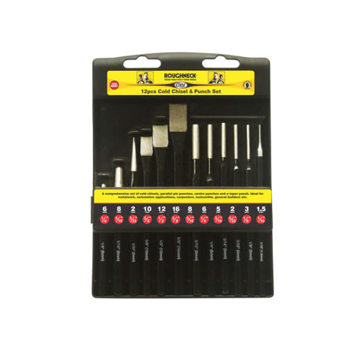Picture of ROUGHNECK PUNCH & CHISEL SET - 12 PCE