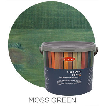 Picture of Protek Shed & Fence - 5.0 Litre - Moss Green