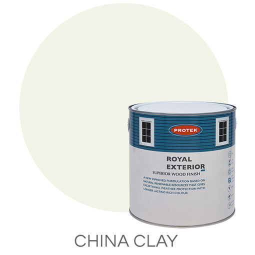 Picture of PROTEK ROYAL EXTERIOR WOOD FINISH - 1.0 LITRE - CHINA CLAY