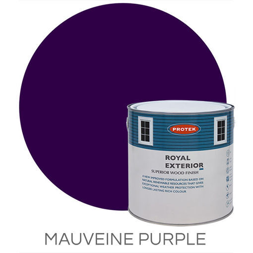 Picture of Protek Royal Exterior Wood Finish - 1.0 Litre - Mauveine Purple