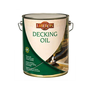 Picture of Liberon Decking Oil - 5 Litre Medium Oak