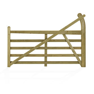 Picture of 12' Treated Softwood Estate Gate - R/H