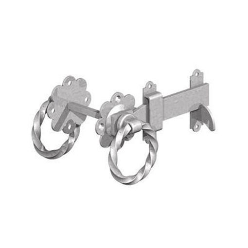 Picture of 150mm TWISTED RING GATE LATCH - GALV.