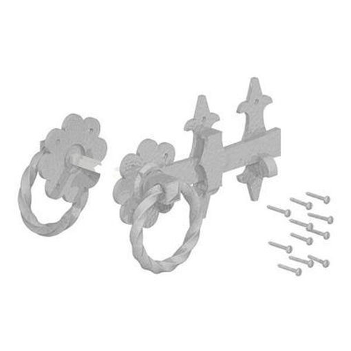 Picture of 250mm LARGE HEAVY DUTY RING LATCH - GALV.