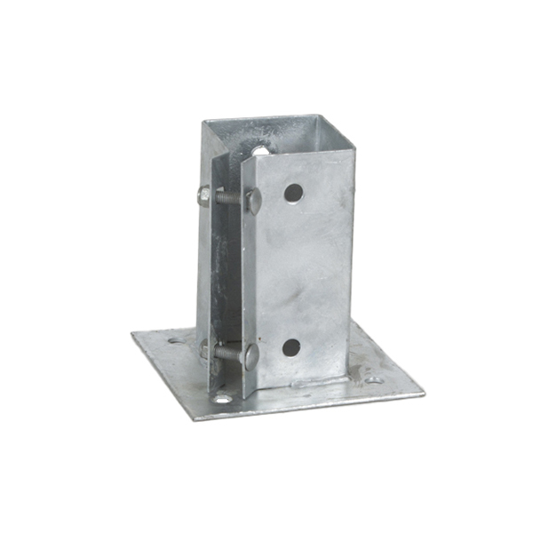 75mm x 75mm Galvanised Steel Bolt Down Bolt Grip Post Support