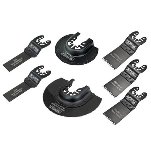 Picture of Faithfull 7 Piece Multi-Tool Blade Set
