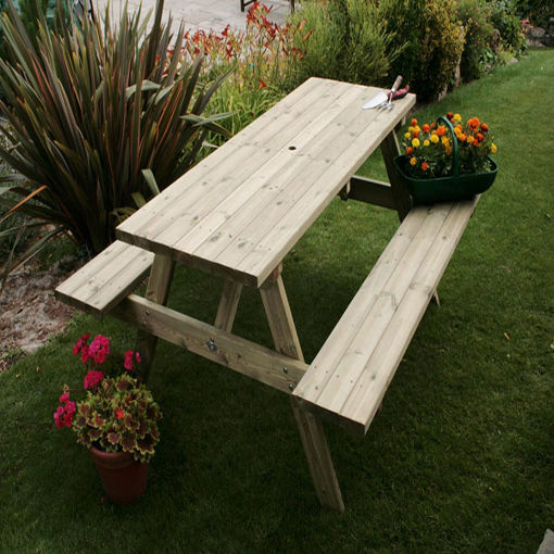 Picture of Hutton Rectangular Picnic Table - Special Order