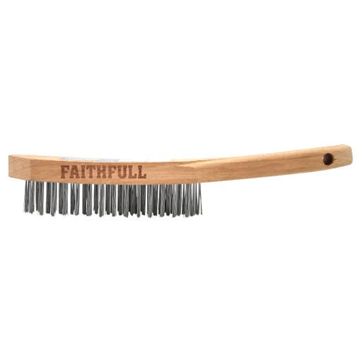 Picture of Heavy-Duty Scratch Brush, Four Row