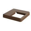 Picture of Durapost® Cover Plate For Corner Post Bolt Down | Sepia Brown