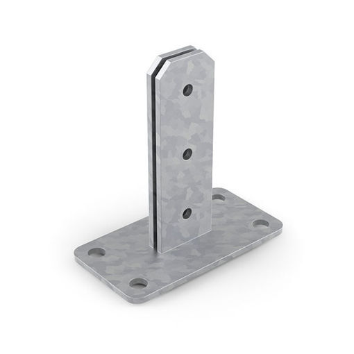 Picture of DuraPost® Bolt Down 8mm Base | 150mm Galv