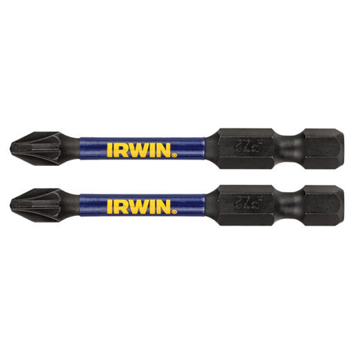 Picture of PZ2 x 57mm (Pack 2) Irwin Pozi Impact Screwdriver Bits