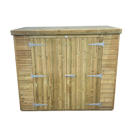 Picture of 7′ x 3′ Pent Bike Store