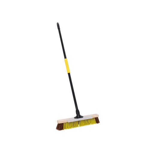 Picture of 457mm (18") Stiff Dual Fill Bassine / PET Broom with Scraper