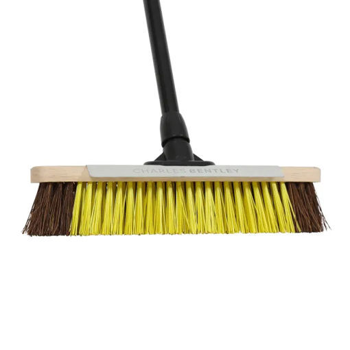 Picture of 380mm (15.9") Stiff Dual Fill Bassine / PET Broom with Scraper