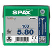 Picture of 5.0 x 80mm Spax Wirox Woodscrews - Box 100