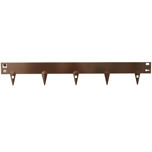 Picture of 1.5mm x 80mm x 1060mm Metal Lawn Edging - Brown