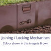 Picture of 1.5mm x 80mm x 1060mm Metal Lawn Edging - Anthracite Grey