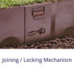 Picture of 1.5mm x 80mm x 1060mm Metal Lawn Edging - Brown